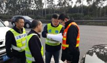成渝公司工程部指导成雅高速2018年路面罩面施工