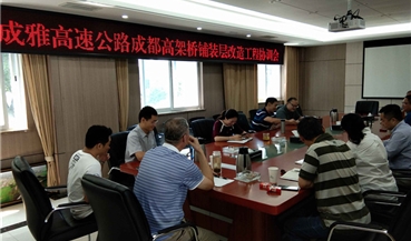 成雅高速召开成都高架桥综合整治协调会