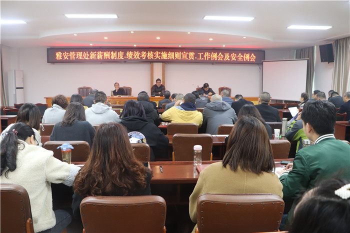 深入推进三项制度改革 成雅分公司开展薪酬体系制度宣贯工作2