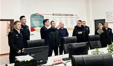 省公安厅交通管理总队调研 公路运营三分公司应急处置工作